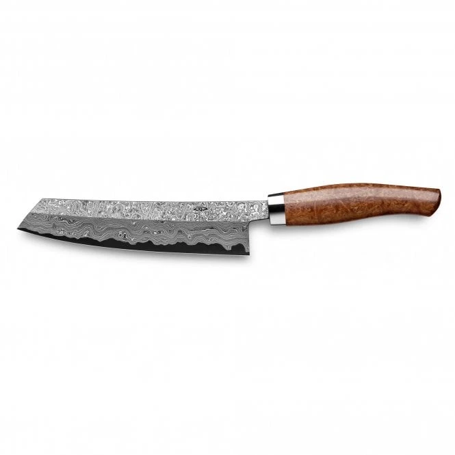 Nesmuk EXKLUSIV C150 18cm Chef’s Knife – 401-Layer Wild Damascus with Double Hollow Grind 4 Nesmuk EXKLUSIV C150 18cm Chef’s Knife – 401-Layer Wild Damascus with Double Hollow Grind - Image 2