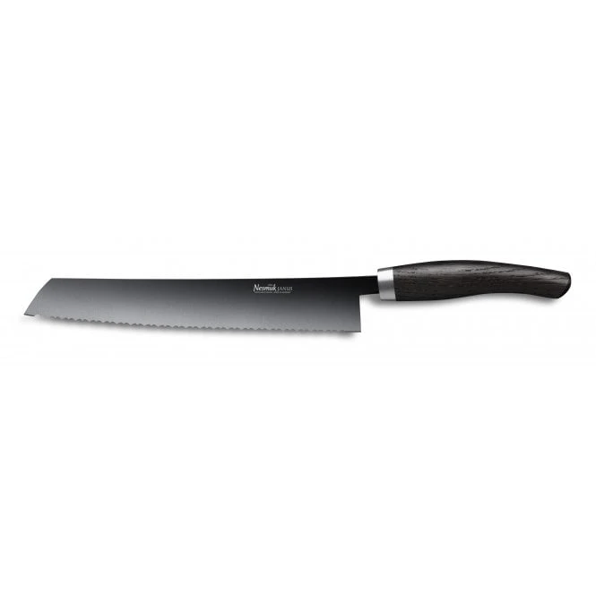 Nesmuk Janus 27cm Bread Knife With Bog Oak Handle 3 Nesmuk Janus 27cm Bread Knife With Bog Oak Handle