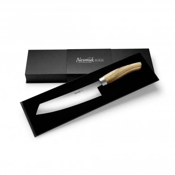 Nesmuk SOUL Chef's Knife 180 Olive Wood 4 Nesmuk SOUL Chef's Knife 180 Olive Wood - Image 2