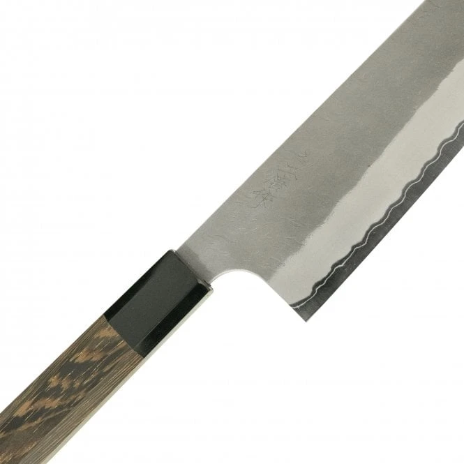 Aogami Super Steel Tsuchime Nakiri 180 Mm Wenge Black Buffalo Handle 4 Aogami Super Steel Tsuchime Nakiri 180 Mm Wenge Black Buffalo Handle - Image 2