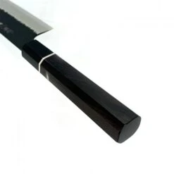 Nigara Hamono SG2 Kurouchi Tsuchime 18cm Nakiri Knife – Octagonal Teak Handle -Knives From Japans nigara hamono sg2 kurouchi tsuchime 18cm nakiri p2230 12819 medium