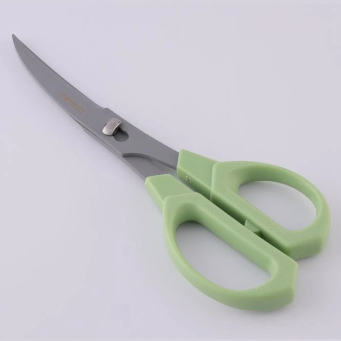 NIK-CU-18G Kitchen Scissors Curvy Green 4 NIK-CU-18G Kitchen Scissors Curvy Green - Image 2