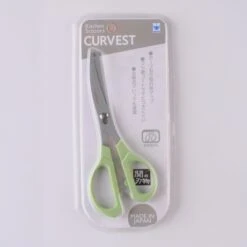 NIK-CU-18G Kitchen Scissors Curvy Green 9 NIK-CU-18G Kitchen Scissors Curvy Green -Knives From Japans nikken nik cu 18g kitchen scissors curvy green p2423 14307 medium
