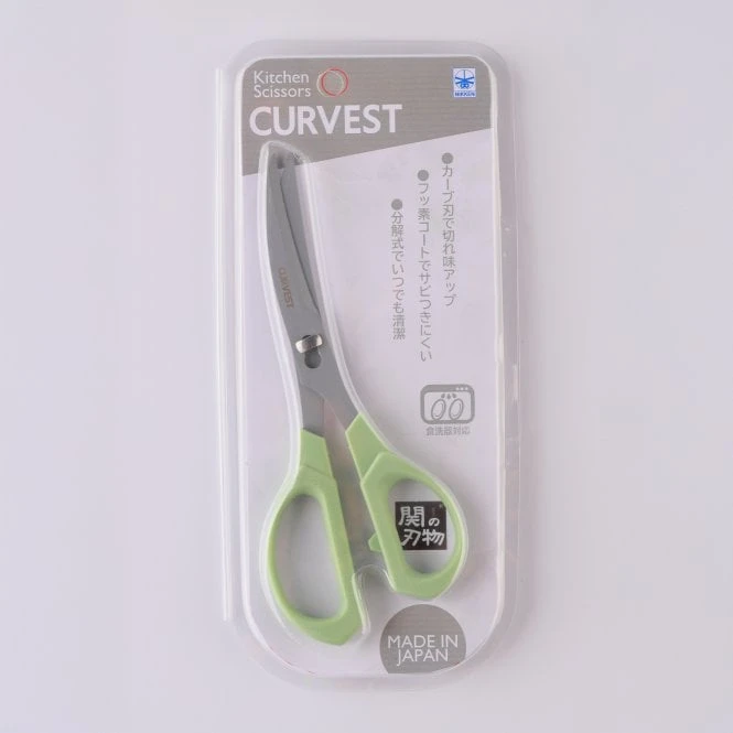 NIK-CU-18G Kitchen Scissors Curvy Green 6 NIK-CU-18G Kitchen Scissors Curvy Green - Image 4