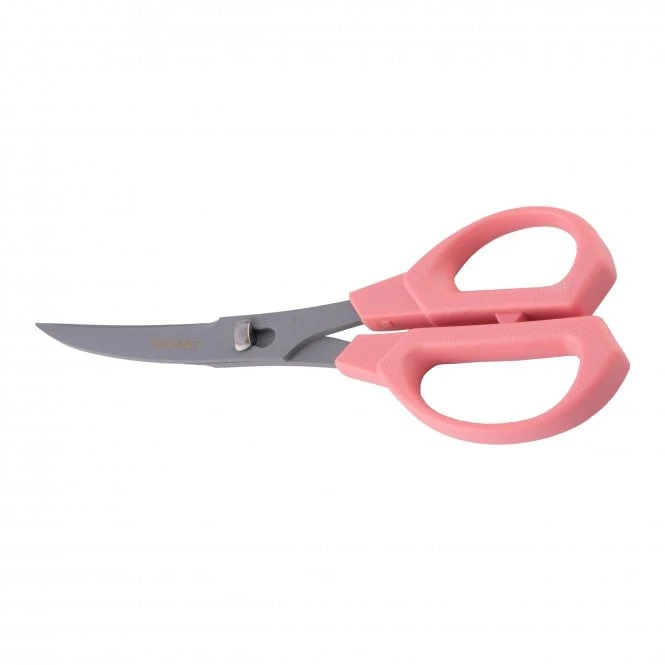 NIK-CU-18P Kitchen Scissors Curvy Pink 3 NIK-CU-18P Kitchen Scissors Curvy Pink