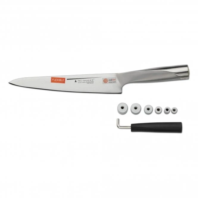 Pro Balance German Steel 21cm Filleting Knife - Customizable Weight & Balance Handle 3 Pro Balance German Steel 21cm Filleting Knife - Customizable Weight & Balance Handle