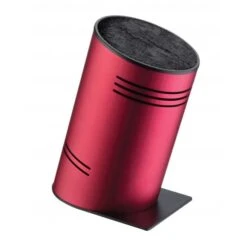 Pro-Balance Stainless Steel Knife Block, Red
