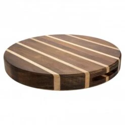 Rockingham Forest Extra Thick Multi-wood Round Cutting Board