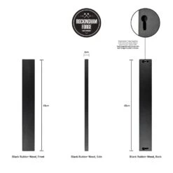 Rockingham Forge 45cm Magnetic Rubber Wood Knife Rack With Wall Fixings, Cherry Black 10 Rockingham Forge 45cm Magnetic Rubber Wood Knife Rack With Wall Fixings, Cherry Black -Knives From Japans rockingham forge 45cm magnetic rubber wood knife rack with wall fixings cherry black p995 4461 image