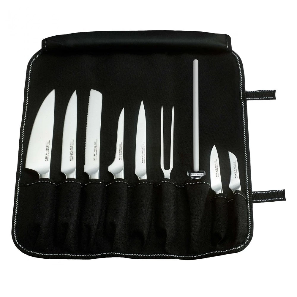 Rockingham Forge Equilibrium CS-1502/10 10 Piece Knife Set With Soft Roll Case 3 Rockingham Forge Equilibrium CS-1502/10 10 Piece Knife Set With Soft Roll Case