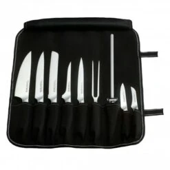 Rockingham Forge 10 Piece Knife Set With Soft Roll Case