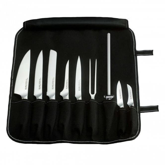 Rockingham Forge 10 Piece Knife Set With Soft Roll Case 3 Rockingham Forge 10 Piece Knife Set With Soft Roll Case
