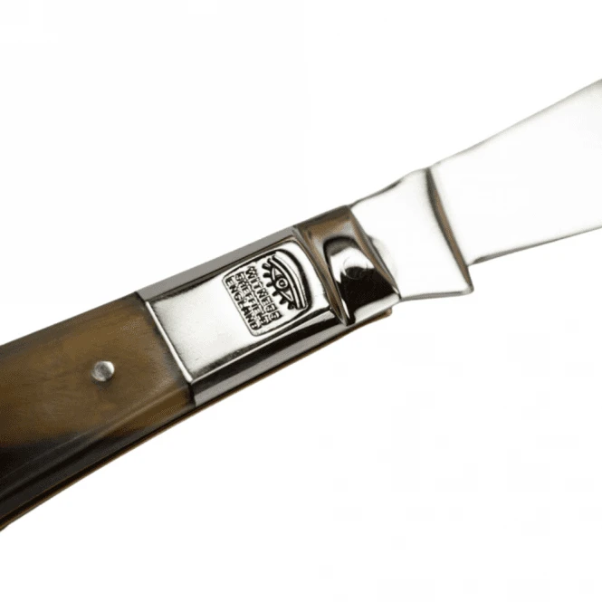 Single Blade Barlow Pocket Knife - Ox Horn Worked Back 5 Single Blade Barlow Pocket Knife - Ox Horn Worked Back - Image 3