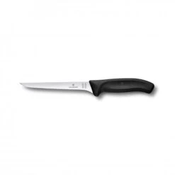 Boning Knife, 15cm, Straight, Flex, Black