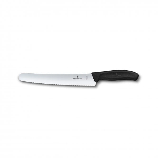 Bread And Pastry Knife, 22cm, Wavy, Black 4 Bread And Pastry Knife, 22cm, Wavy, Black - Image 2