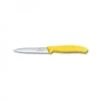 Paring Knife, 10cm, Wavy, Pointed Tip, Yellow 1 Paring Knife, 10cm, Wavy, Pointed Tip, Yellow -Knives From Japans swiss classic paring knife 10cm wavy pointed tip yellow p2706 15108 medium