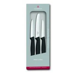 Paring Knife Set, 3pcs, Black