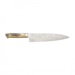 Takeshi Saji R2 Damascus Diamond-finish Gyuto210 With Deer Horn Handle (Ethically Sourced)