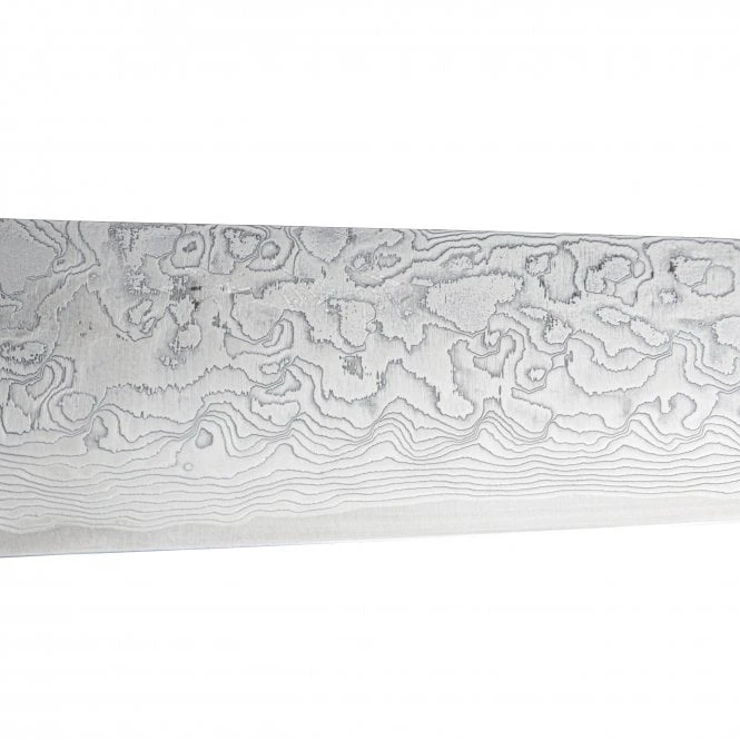 Takeshi Saji R2 Damascus Diamond-finish 150mm Petty - Ethically Sourced Deer Horn Handle Japanese Chef Knife 4 Takeshi Saji R2 Damascus Diamond-finish 150mm Petty - Ethically Sourced Deer Horn Handle Japanese Chef Knife - Image 2