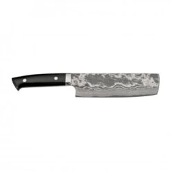 Takeshi Saji VG-10 Damascus16.5cm Vegetable Knife With Black Mikarta Handle