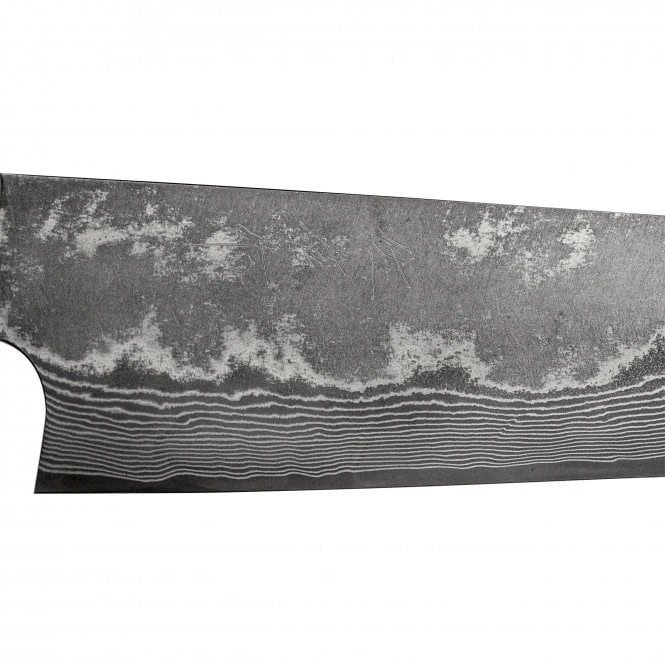Takeshi Saji VG10 Damascus 13.5cm Petty Knife With Black Mikarta Handle 4 Takeshi Saji VG10 Damascus 13.5cm Petty Knife With Black Mikarta Handle - Image 2