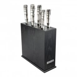 SNK-117/B Knife Block In Black 11 SNK-117/B Knife Block In Black -Knives From Japans tamahagane snk 117 b knife block in black p1090 4487 medium