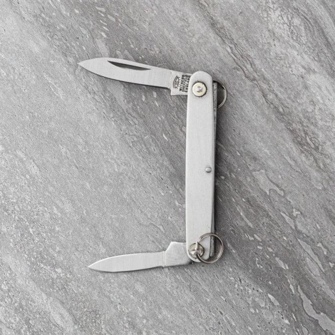 All Stainless Twin Blade Ring‑Opening Penknife 4 All Stainless Twin Blade Ring‑Opening Penknife - Image 2