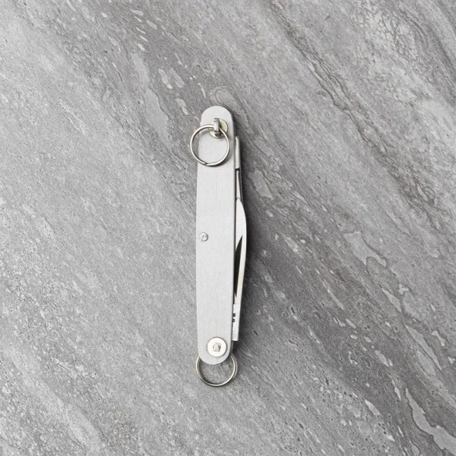 All Stainless Twin Blade Ring‑Opening Penknife 5 All Stainless Twin Blade Ring‑Opening Penknife - Image 3