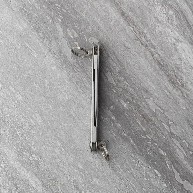 All Stainless Twin Blade Ring‑Opening Penknife 6 All Stainless Twin Blade Ring‑Opening Penknife - Image 4