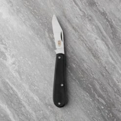 Clip Blade Pocket Knife – Black Handle