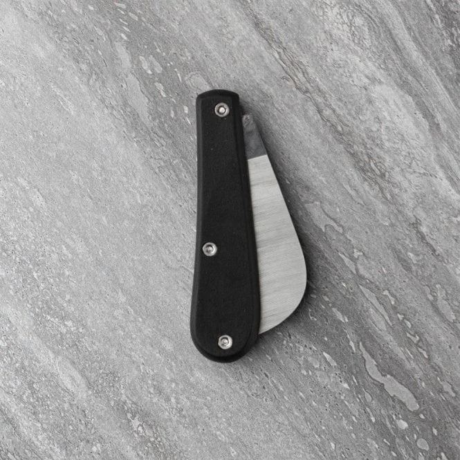 Full Pruner Pocket Knife Black Resin Handle - Endurance Series Curved Stainless Steel Blade 5 Full Pruner Pocket Knife Black Resin Handle - Endurance Series Curved Stainless Steel Blade - Image 3