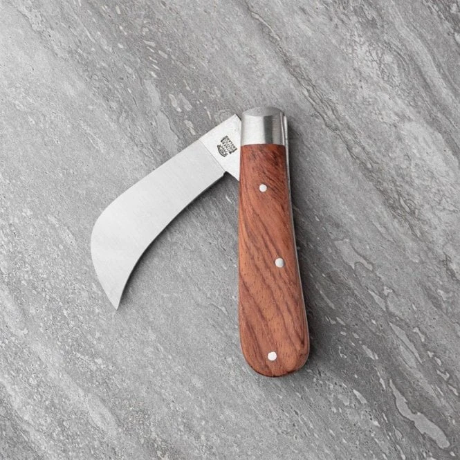 Hardwood Handle Full Pruner Pocket Knife 4 Hardwood Handle Full Pruner Pocket Knife - Image 2