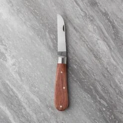 Hardwood Handle Lambfoot Pocket Knife