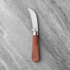 Hardwood Handle Pruner Pocket Knife