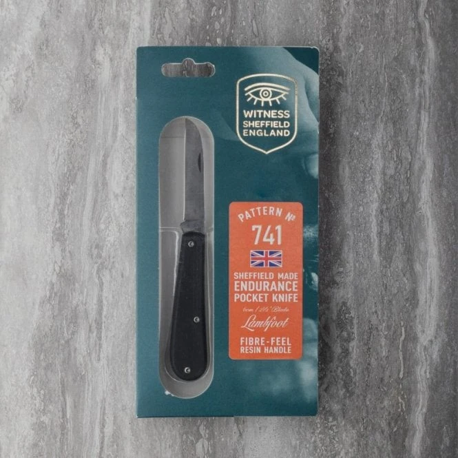 Lambfoot Pocket Knife – Black Handle 7 Lambfoot Pocket Knife – Black Handle - Image 5