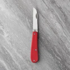 Lambfoot Pocket Knife – Red Handle