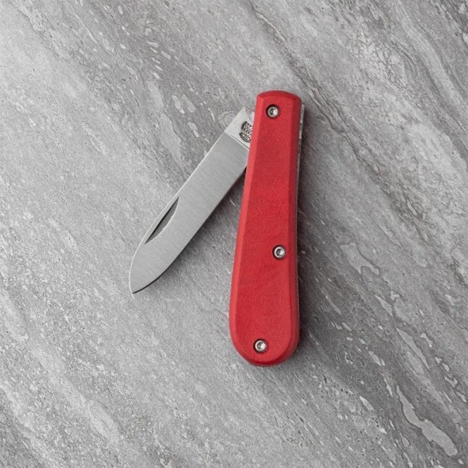 Spear Blade Pocket Knife – Red Handle 4 Spear Blade Pocket Knife – Red Handle - Image 2