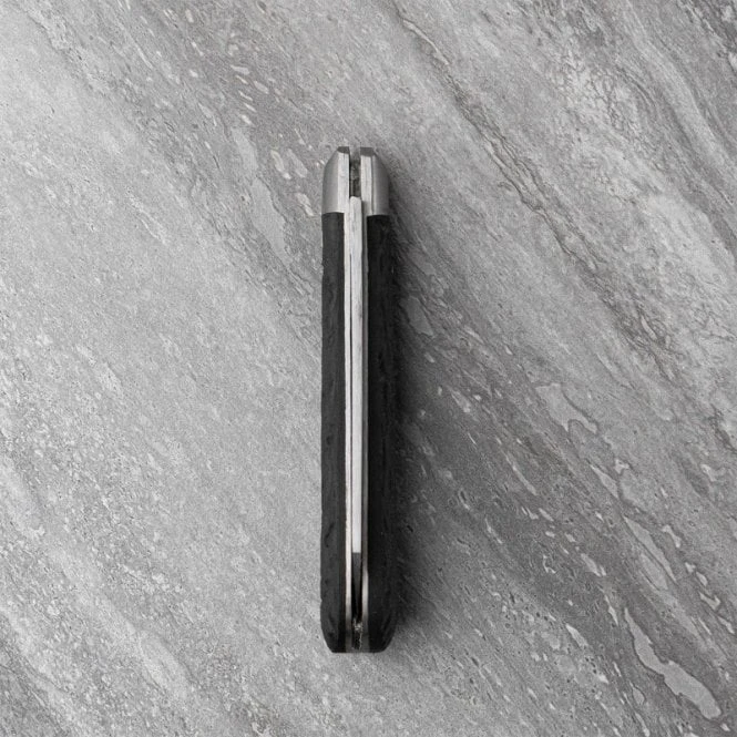 Square Lambfoot Pocket Knife – Black Imitation Stag 6 Square Lambfoot Pocket Knife – Black Imitation Stag - Image 4