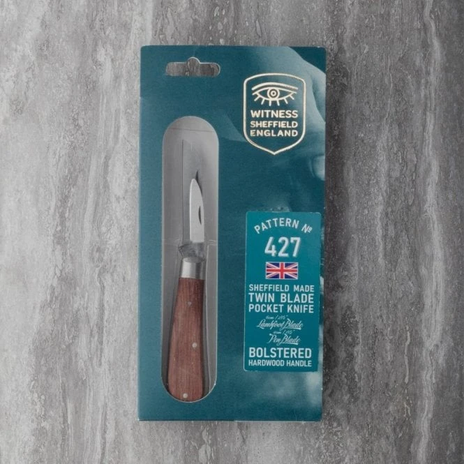 Twin Blade Hardwood Handle Pocket Knife 7 Twin Blade Hardwood Handle Pocket Knife - Image 5