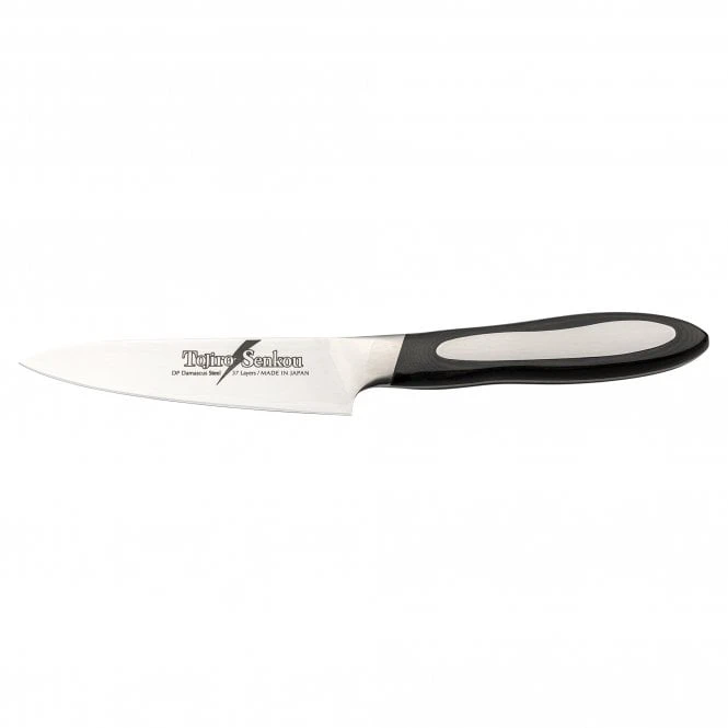 Tojiro Senkou DP (Flash) 10cm Paring Knife – 37-Layer VG-10 Damascus Steel & Micarta Handle 3 Tojiro Senkou DP (Flash) 10cm Paring Knife – 37-Layer VG-10 Damascus Steel & Micarta Handle