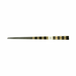 TSUCHI-CL162 Chopsticks 240mm Ichimatsu Gold