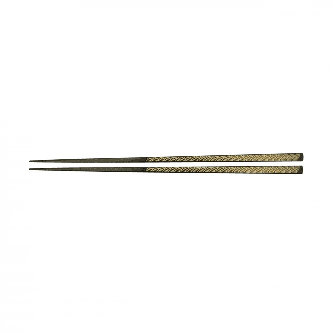 TSUCHI-CL166 Chopsticks 225mm Golden Wave 4 TSUCHI-CL166 Chopsticks 225mm Golden Wave - Image 2