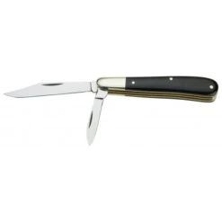 Twin Blade Gentleman’s Clip Point Pocket Knife – Buffalo Horn