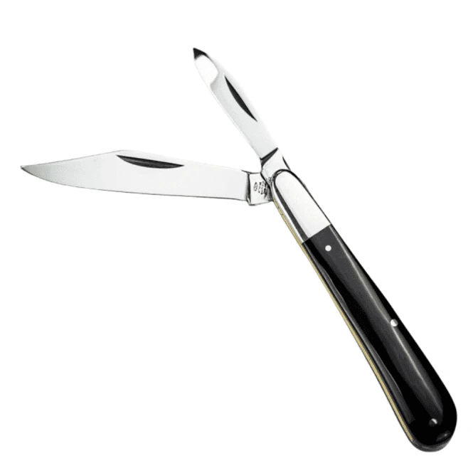 Twin Blade Gentleman’s Clip Point Pocket Knife – Buffalo Horn 4 Twin Blade Gentleman’s Clip Point Pocket Knife – Buffalo Horn - Image 2