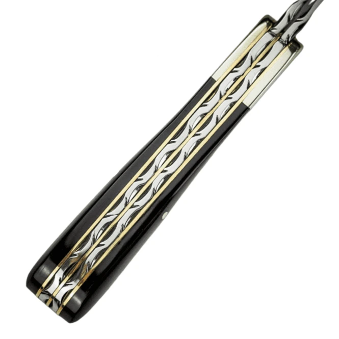 Twin Blade Gentleman’s Clip Point Pocket Knife – Buffalo Horn 6 Twin Blade Gentleman’s Clip Point Pocket Knife – Buffalo Horn - Image 4