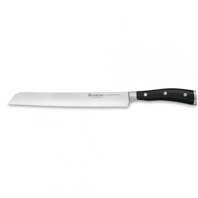 Wusthof Classic Ikon Bread Double-Serrated Edge 23cm 3 Wusthof Classic Ikon Bread Double-Serrated Edge 23cm