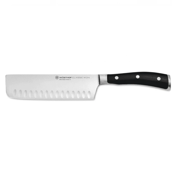 Wusthof Classic Ikon Fluted Nakiri 17cm 3 Wusthof Classic Ikon Fluted Nakiri 17cm