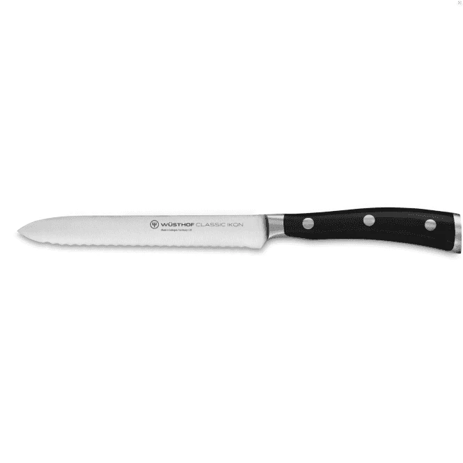 Wusthof Classic Ikon Serrated Edge 14cm 3 Wusthof Classic Ikon Serrated Edge 14cm