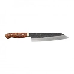 Yoshimi Kato AS Kurouchi Damascus Bunka With Maple Wood Handle